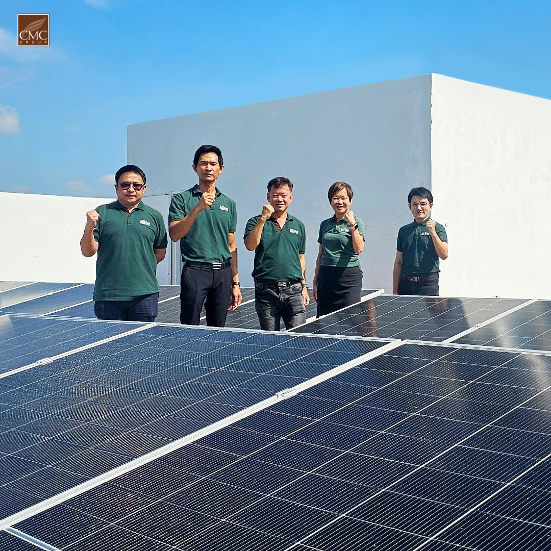 CMC ยุทธศาสตร์สีเขียว เดินหน้าติดตั้ง Solar Rooftop บนอาคาร ซี.เอ็ม.ซี. ทาวเวอร์